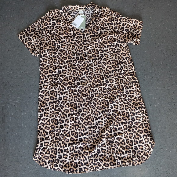 H&M Animal Print Dress Size Small NWT - Picture 1 of 6